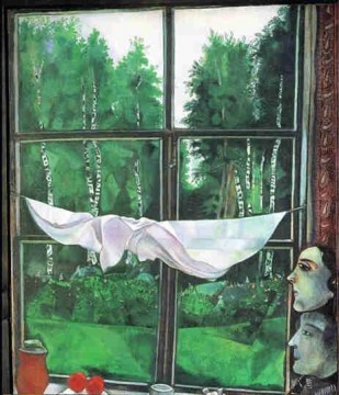 Marc Chagall Painting - SummerHouse Window contemporary Marc Chagall